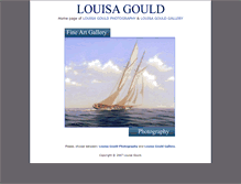 Tablet Screenshot of louisagould.com